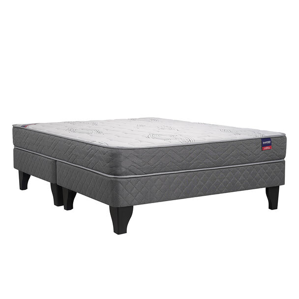Cama Europea Celta Base Dividida 2 Plazas Danubio