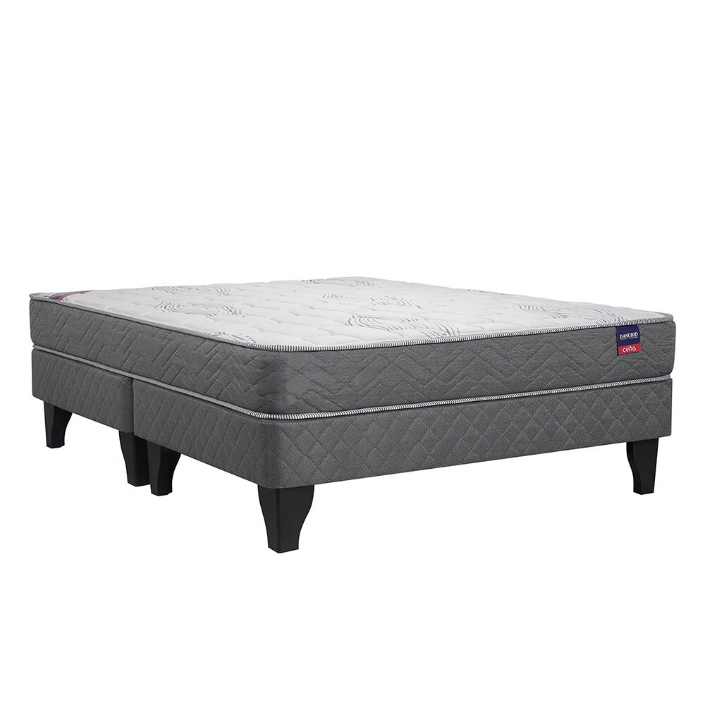 Cama Europea Celta Base Dividida 2 Plazas Danubio