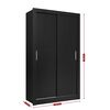 Clóset Jdo & Design City 2 Puertas 1 Cajón Negro