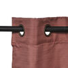 Set Cortina Jqd Rustica 8Pzas Argolla 140X220 Cm Atacama Cafe