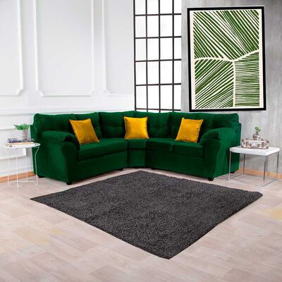 Sofá Seccional Muebles MPR Alerce 5 Verde Esmeralda