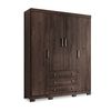 Clóset Onessta Sonata Ebano 4 Puertas 3 Cajones