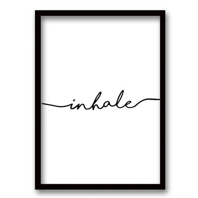 Cuadro Decorativo Retela Inhale 50 x 35 cm