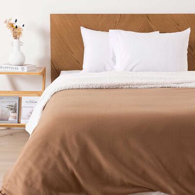 Imagen 1 del producto Frazada Mashini Polar-Sherpa Lisa King Café