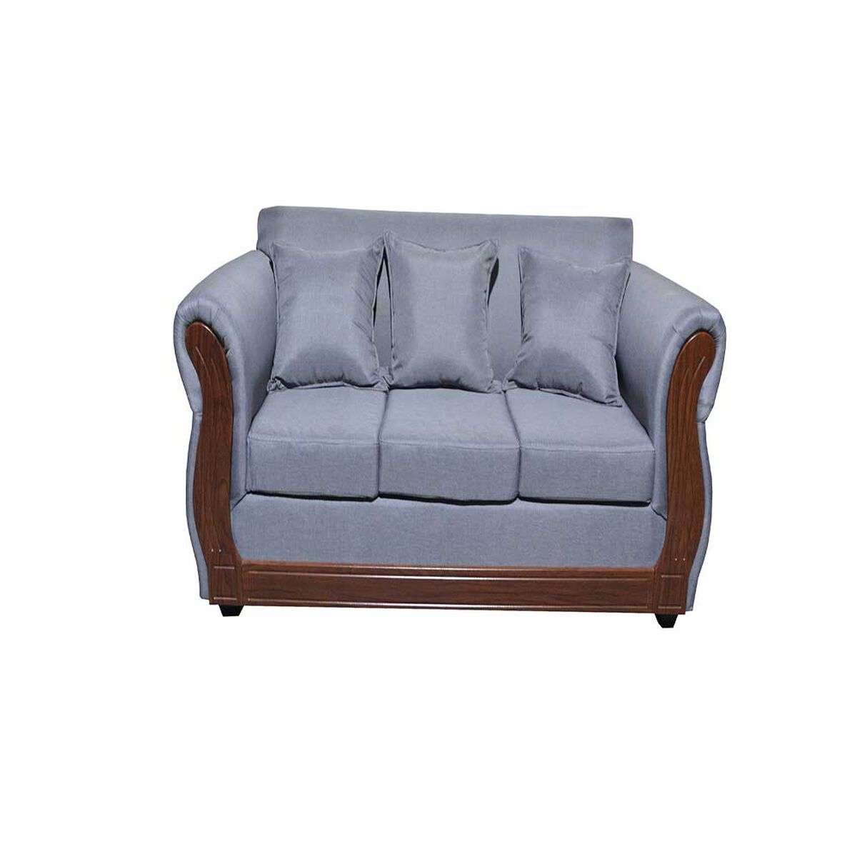 Juego de Living Diseño A&M Home Marco Sofá 3 Cuerpos + 2 Sillones 1 Cuerpo Gris