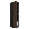 Combo Archivador 3 Cajones + Biblioteca 1 Puerta TuHome Home Office Negro Soft-Co&ntilde;ac