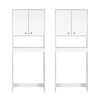 Combo 2 Estantes de Baño CIC 2 Puertas Blanco