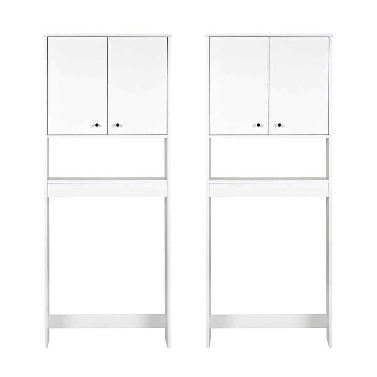 Combo 2 Estantes de Baño CIC 2 Puertas Blanco