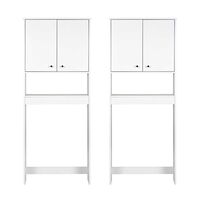 Combo 2 Estantes de Baño CIC 2 Puertas Blanco