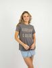 Polera Con Estampado Manga Corta Mujer Icono