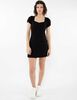 Vestido Corto Manga Corta Mujer Icono