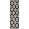 Alfombra De Pasillo Modalfo Kashan King 61 x 213 cm Negro
