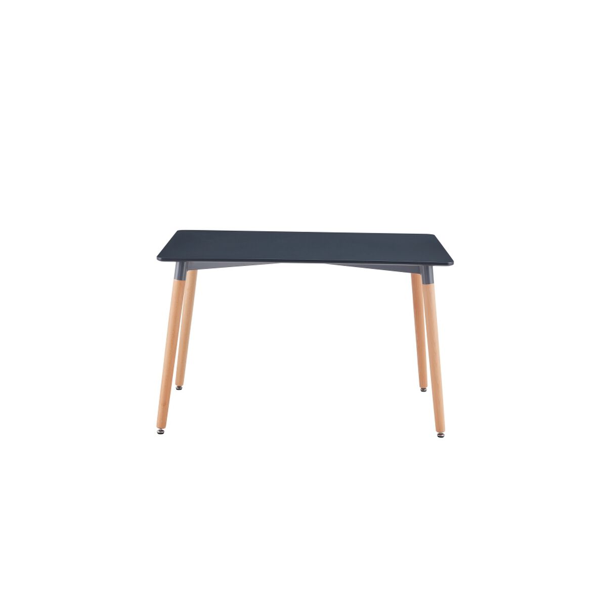 Mesa de Comedor Fm Furniture M-160 Negro Café Claro