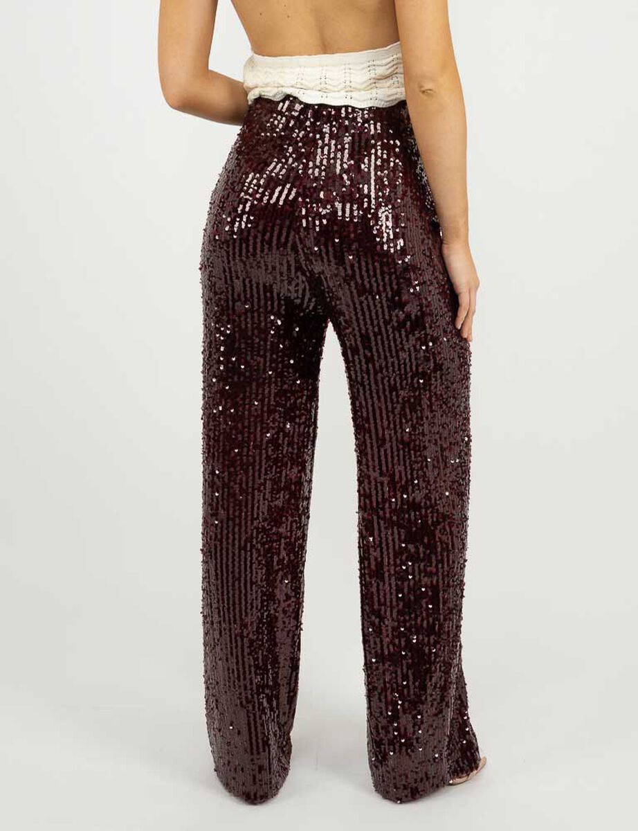Pantalón Lentejuelas Mujer Icono