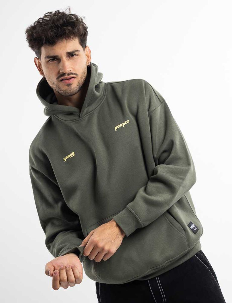 Poler&oacute;n Hoodie Boxy Hombre Icono