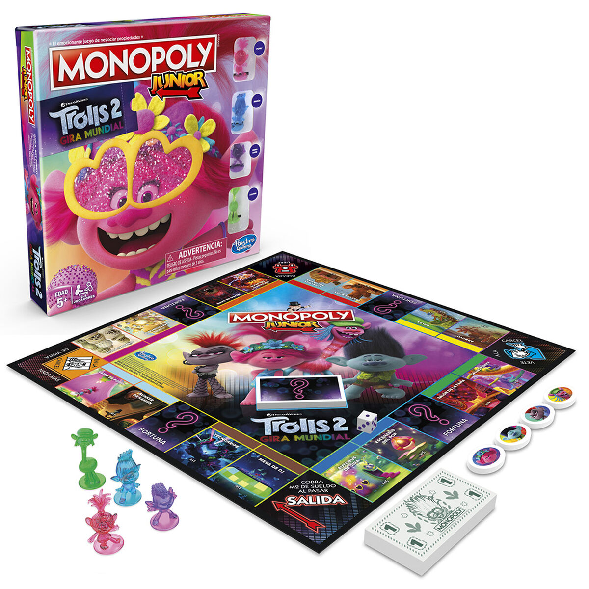 Monopoly Jr. Trolls (Movie 2020)