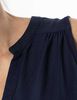 Blusa Lino Sin Mangas Mujer Portman Club