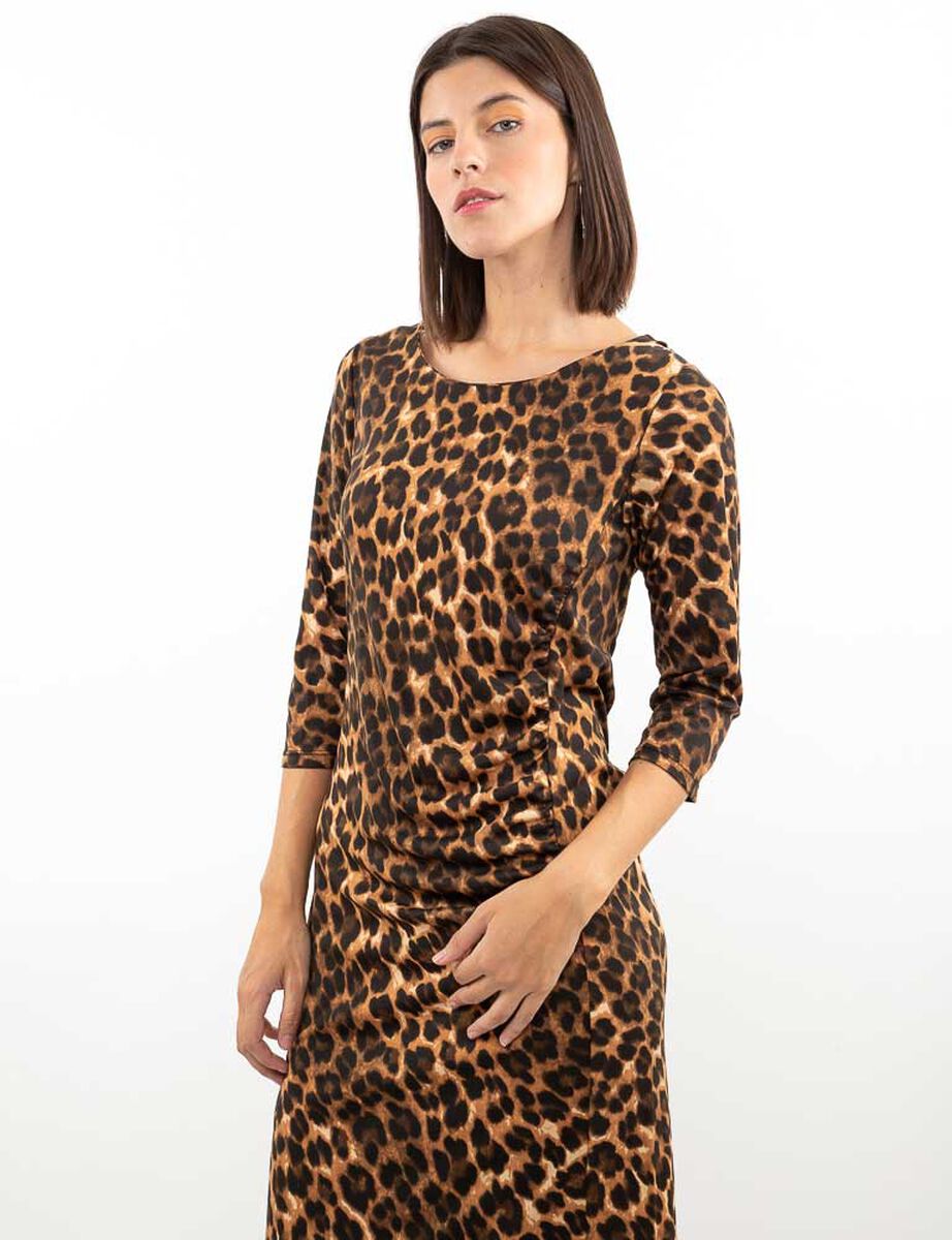 Vestido Maxi Manga Larga Mujer Zibel