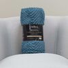 Manta Doral Chiporro Jacquard 127x152 cm Azul Piedra