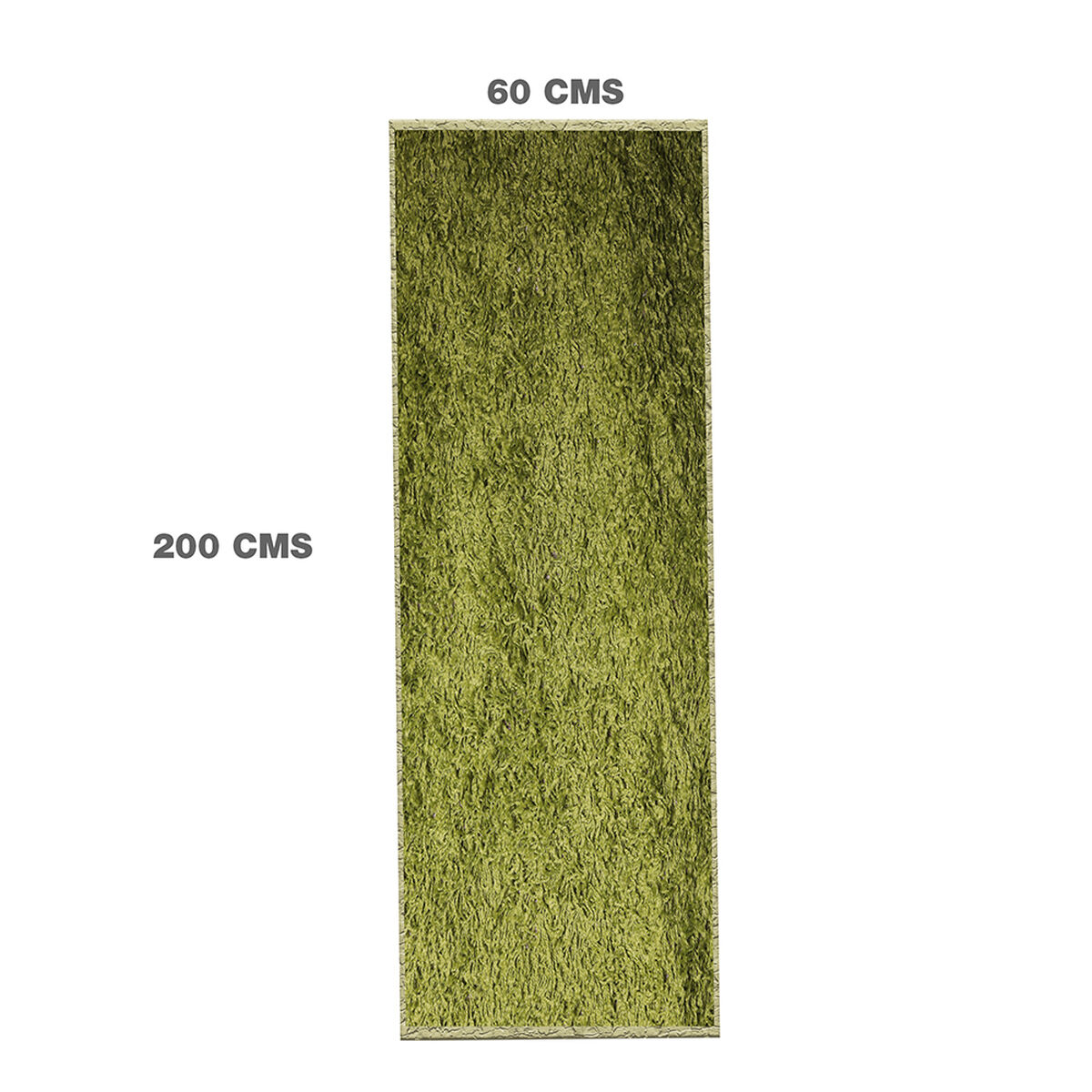Pasillo Doral Shaggy 200 x 60 cm Verde