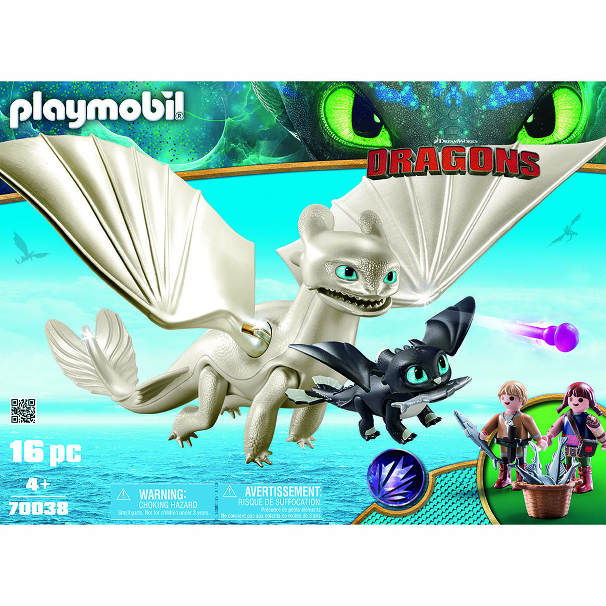 Set Furia Diurna y Bebe Dragón de Playmobil