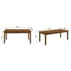 Juego de Comedor Extendible Dreams Nepal 6 Sillas Café