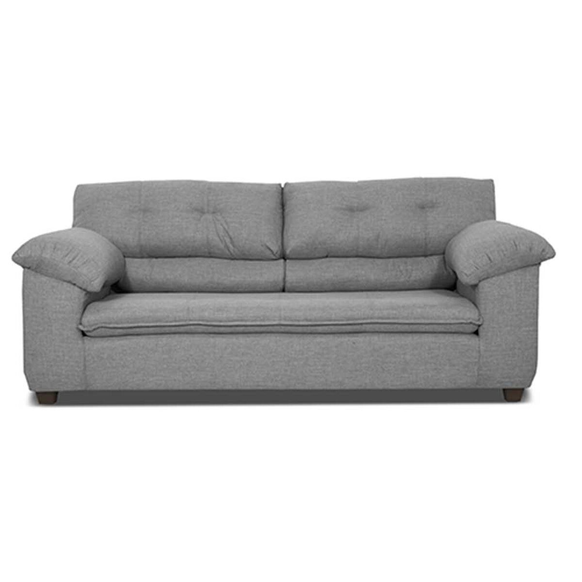Juego de Living Innovamuebles Liverpool Córdoba Sofá 3 Cuerpos + Dos Butacas 1 Cuerpo Gris Claro