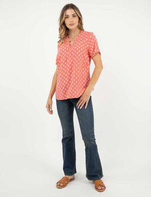 Imagen 2 del producto Blusa Manga Corta Mujer Portman Club Coral, Royal