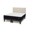 Cama Europea CIC Base Dividida King Súper Premium + Respaldo Villarrica Alpino