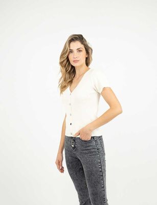 Imagen 1 del producto Polera Manga Corta Mujer Zibel Crudo