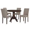 Juego de Comedor Zoy Home Phuket 4 Sillas Beige