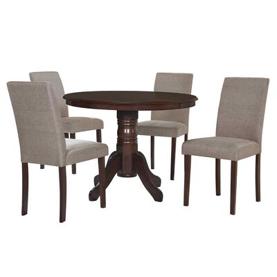 Juego de Comedor Zoy Home Phuket 4 Sillas Beige