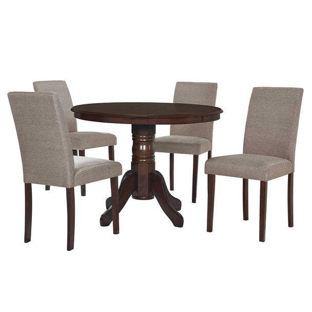 Juego de Comedor Zoy Home Phuket 4 Sillas Beige