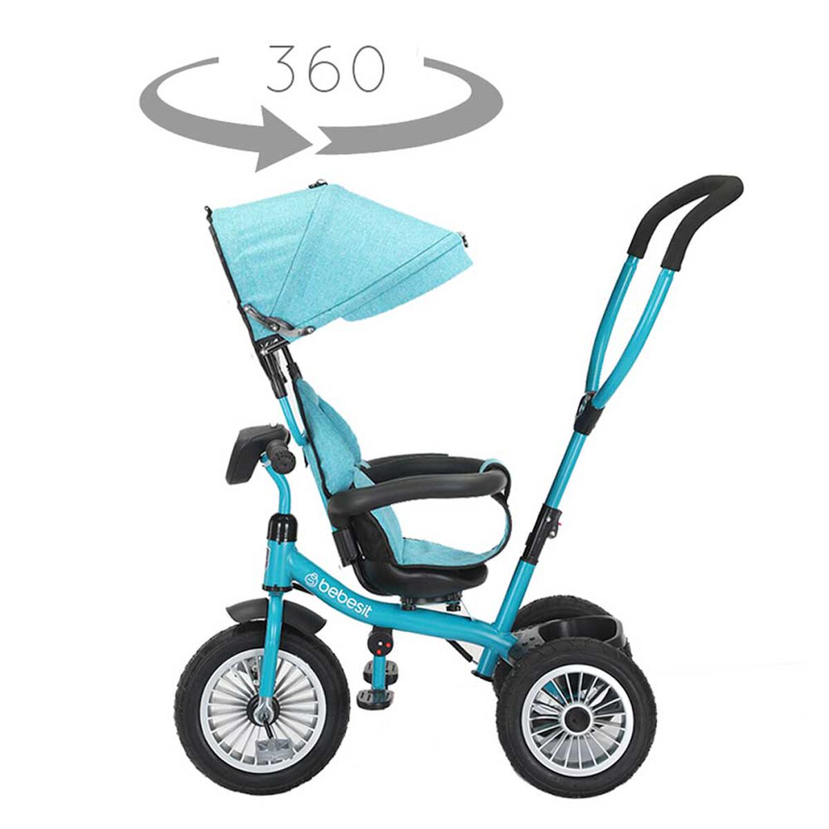 Triciclo Paseo Infantil Verde Bebesit