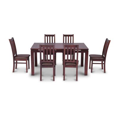 Imagen 2 del producto Juego de Comedor CIC Ñuble Chocolate 6 Sillas