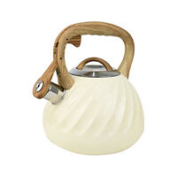 Tetera Doral Acero Inoxidable Afrodita 3 lts. Marfil