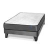 Cama Europea Flex 1,5 Plazas Juvenil Gris