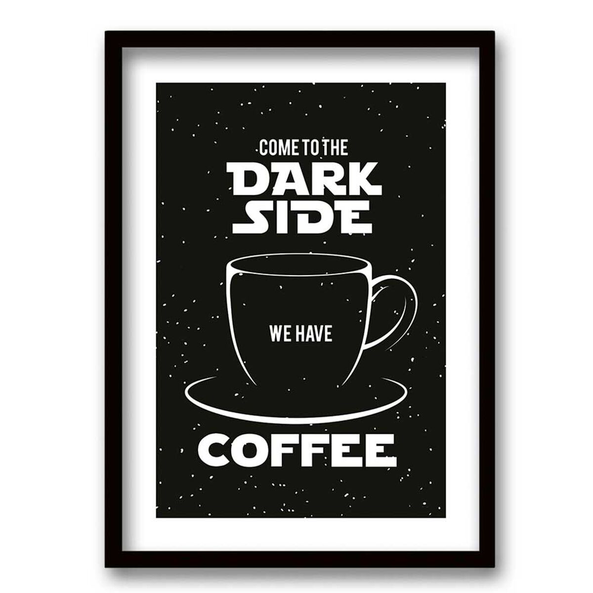 Cuadro Decorativo Retela Coffee Black 40 x 30 cm