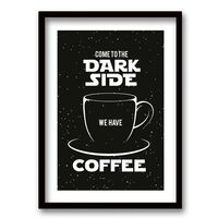 Cuadro Decorativo Retela Coffee Black 40 x 30 cm