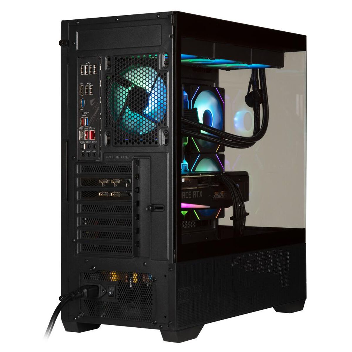 Gabinete BitFenix/ ​​Ceto Cubi ATX/ 3 Ventiladores/ Negro