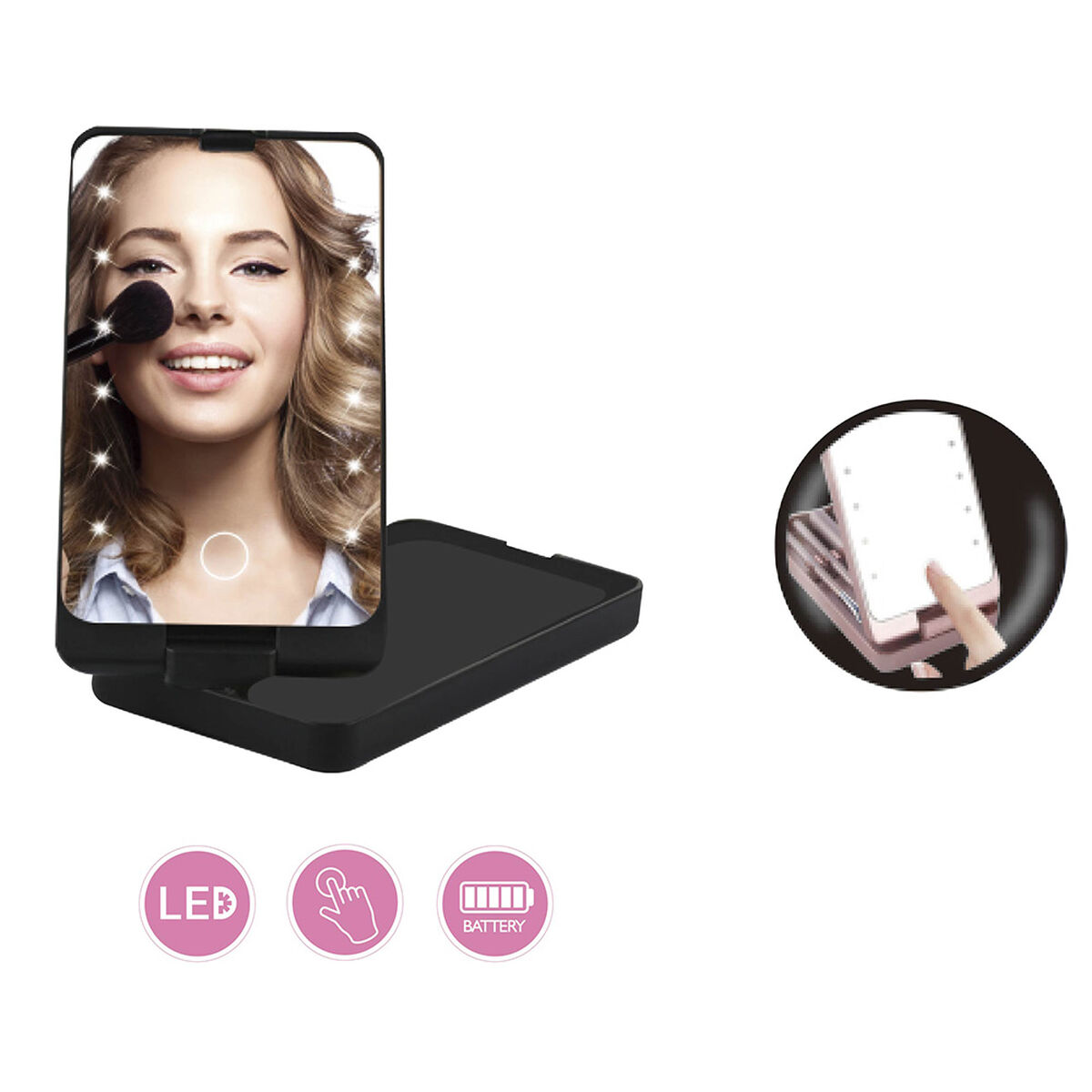 Espejo Luz Led Portatil