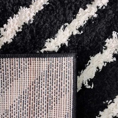 Imagen 2 del producto Alfombra Idetex Shaggy Guiza 200 x 150 Negro