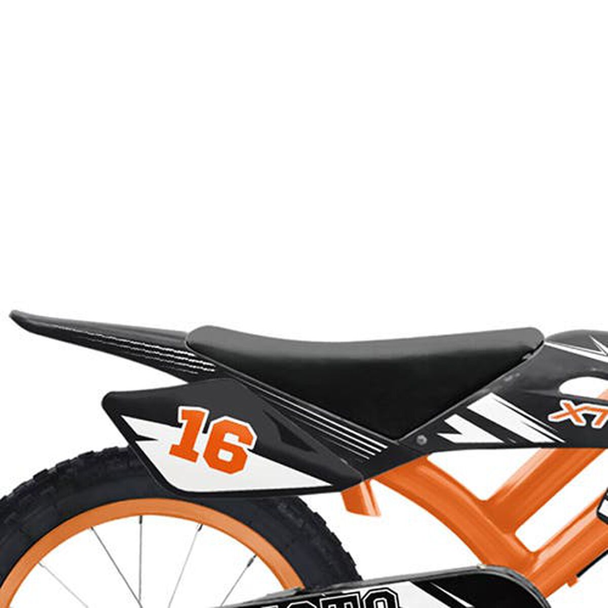 Bicicleta Infantil XTS Moto Aro 16 Naranja