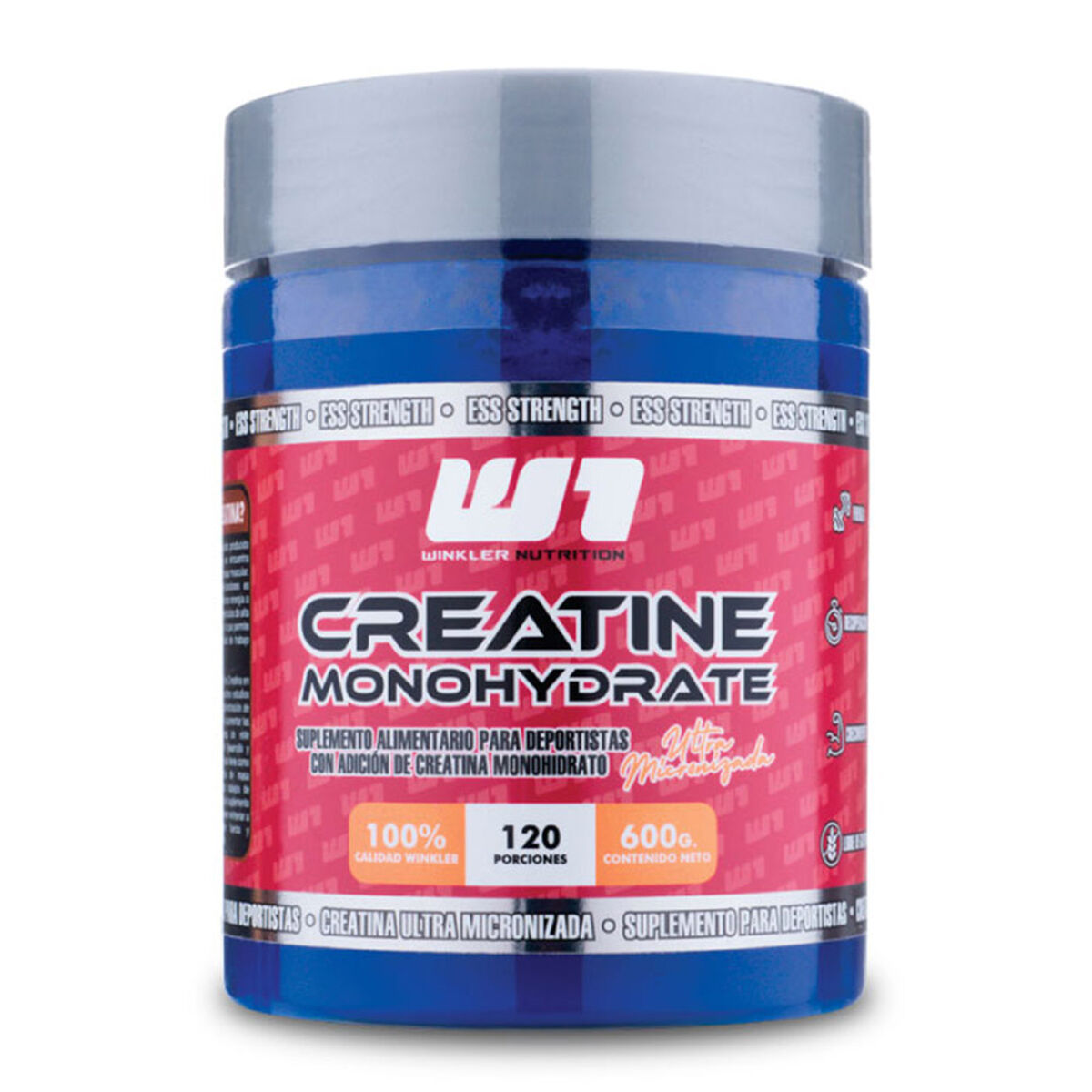 Creatiná Monohidrato 600 Grs. 120 Servicios