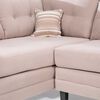 Sofá Seccional Izquierdo Living Factory Dubai 5 Cuerpos Beige
