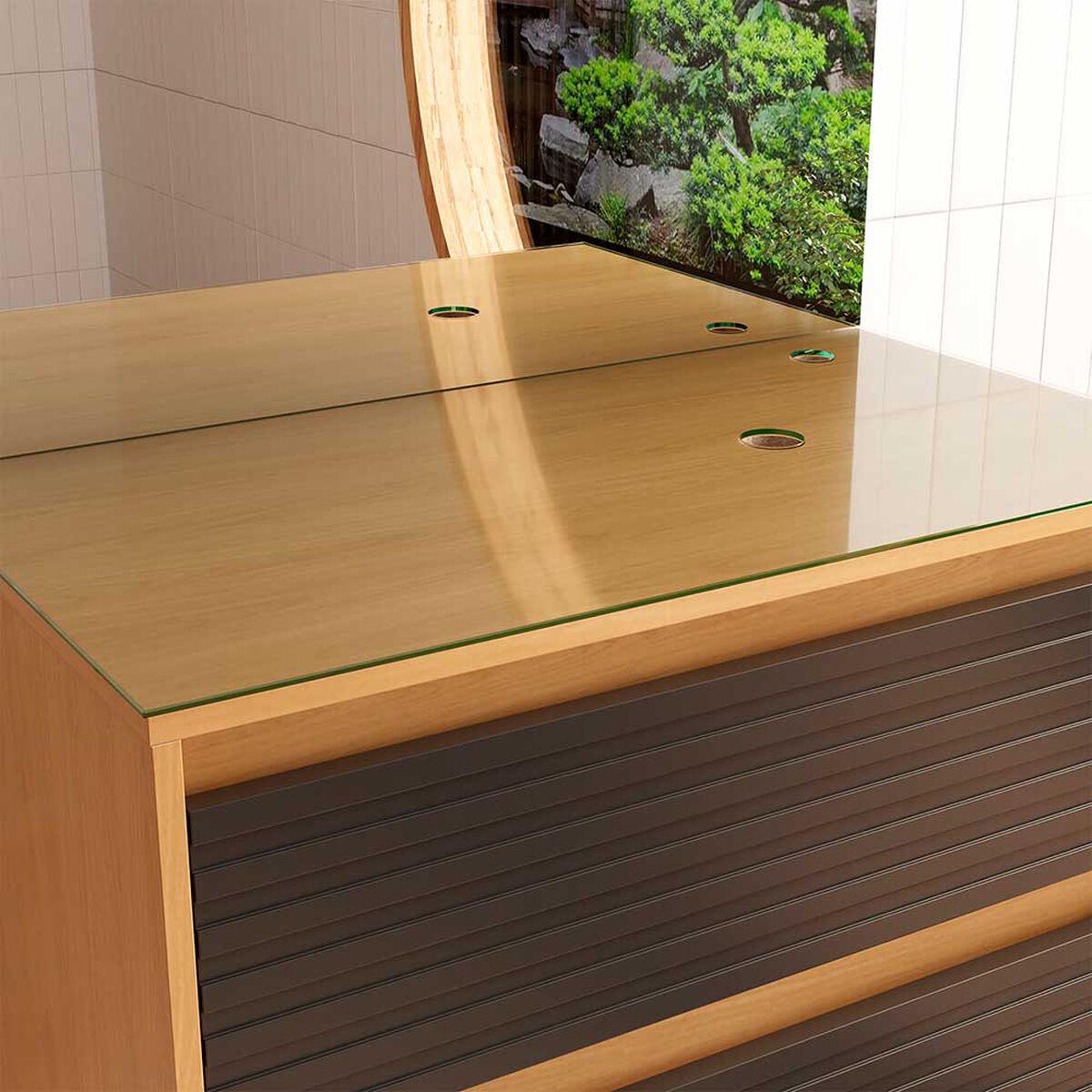 Vanitorio Aereo Vekkahome Osaka 1 Caj&oacute;n Negro