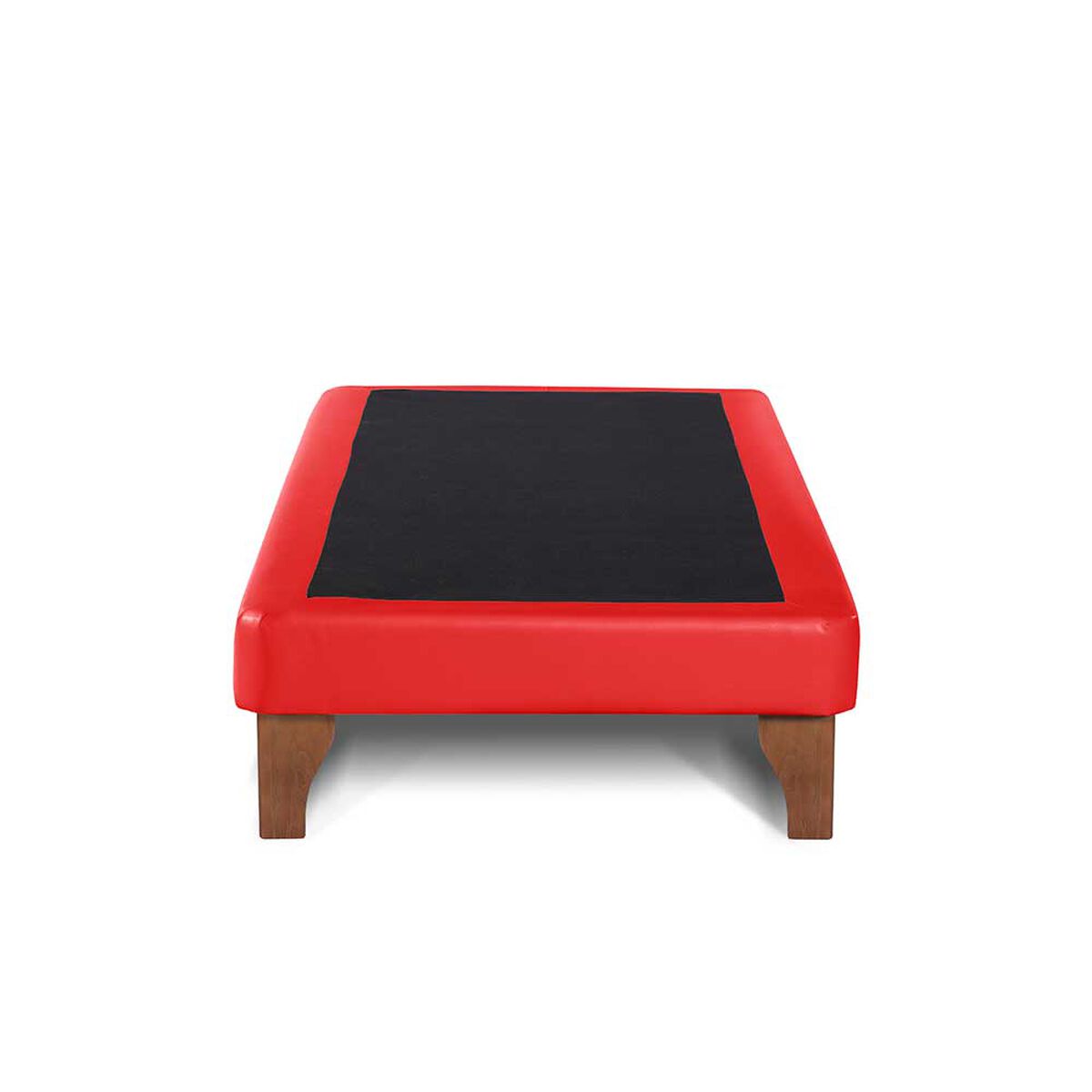 Base Europea Dividida Latam Home 1,5 Plazas Zen PU Rojo