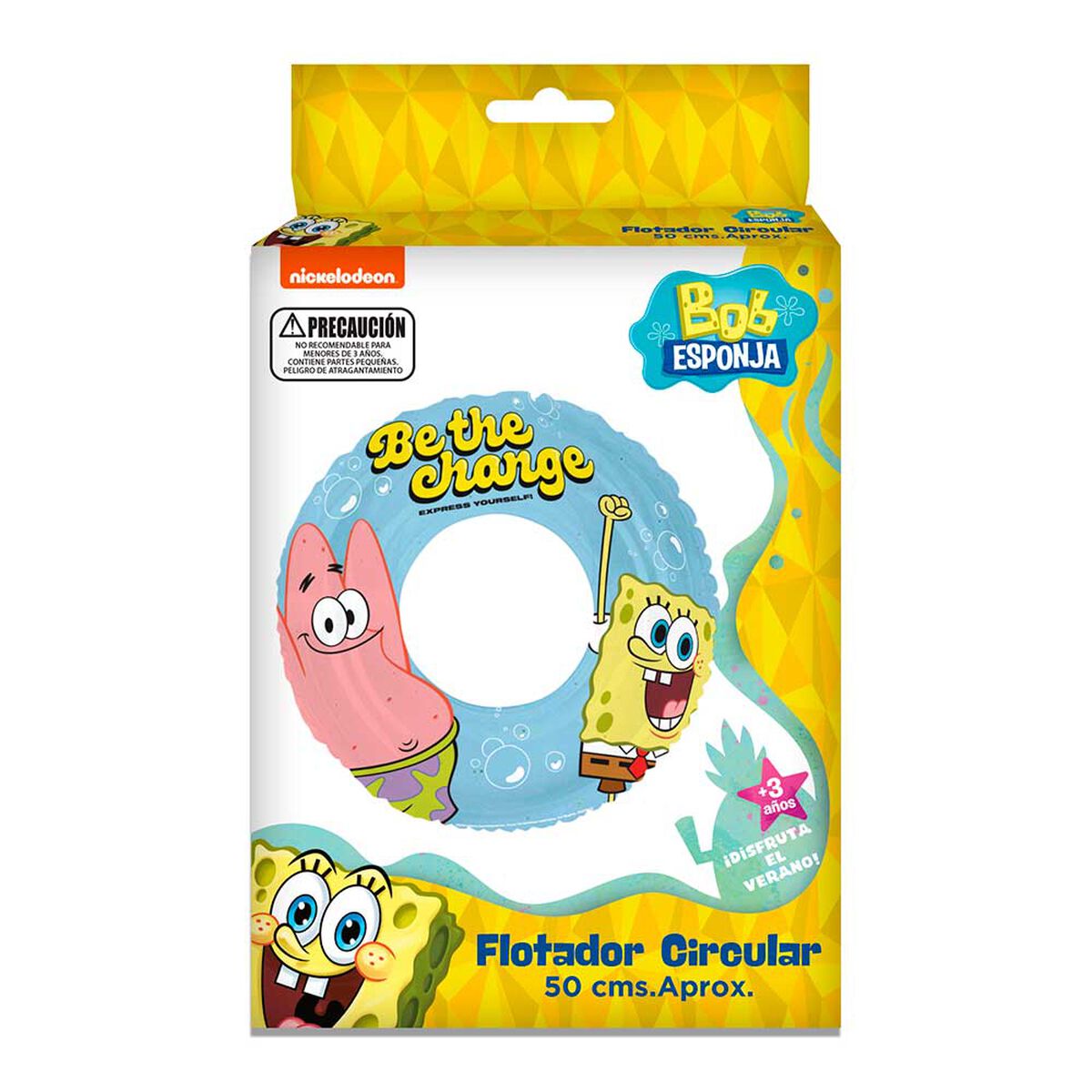 Flotador Circular 50 cm Sponge Bob