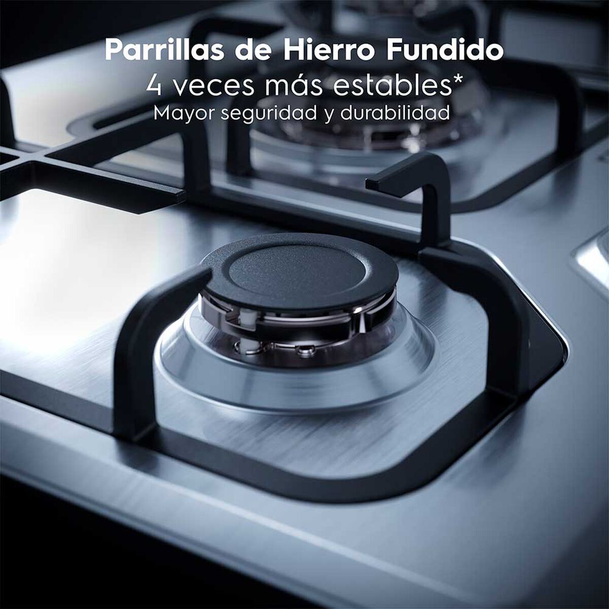 Encimera a Gas Electrolux 5 Quemadores KE5XC