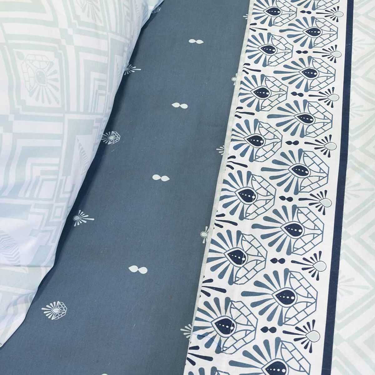 Juego de S&aacute;banas Doral 144 Hilos 1 Plaza Premium Mystic